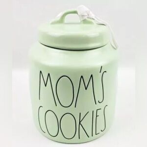 NEW Rae Dunn Mint Green Mom's Cookies Canister 🍪